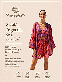 Üçlü ipek takım